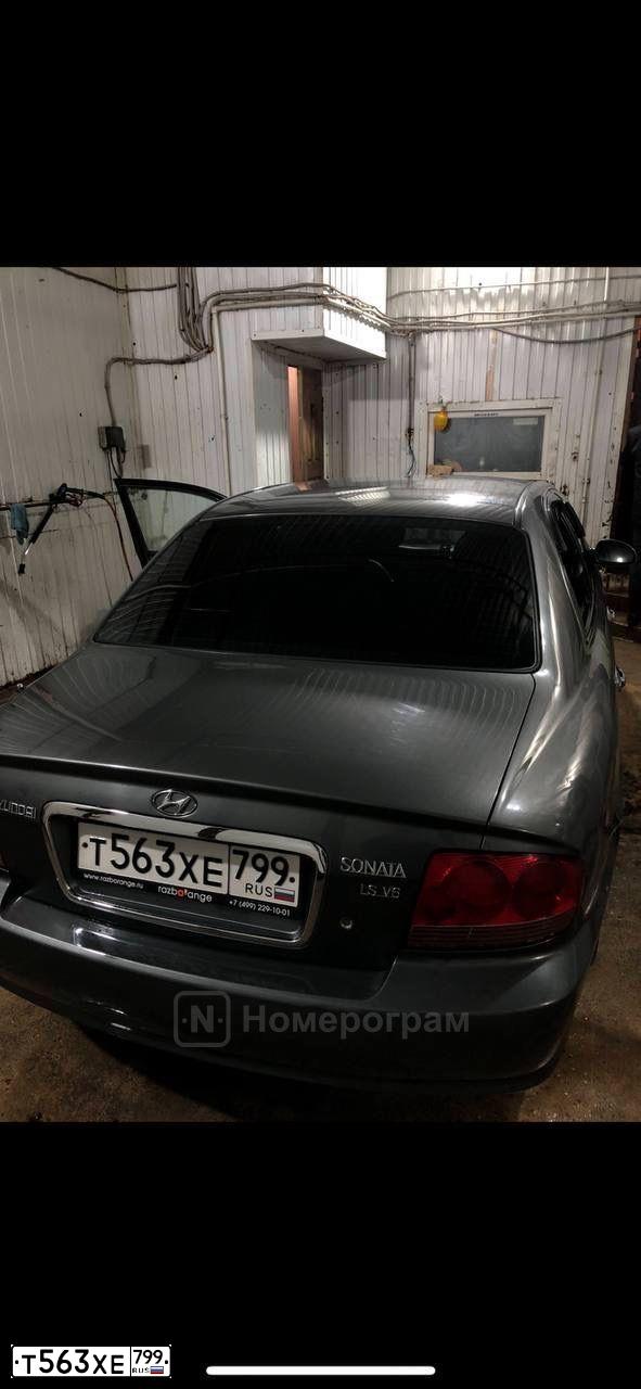 Фото автомобиля TAGAZ SONATA, 2007 — госномер Т563ХЕ799. Цвет: СЕРЫЙ