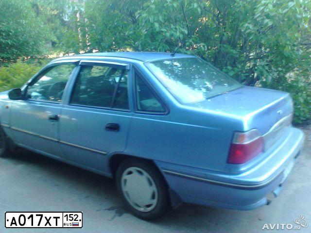 Фото автомобиля DAEWOO NEXIA, 2007 — госномер Х433РХ152. Цвет: синий