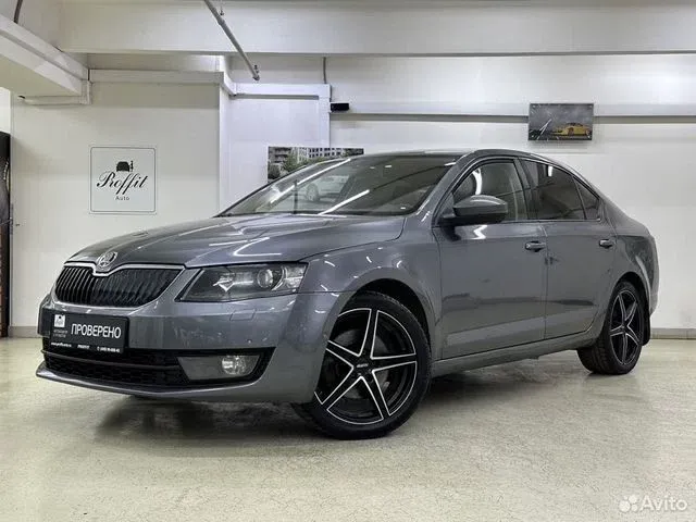 Фото автомобиля SKODA OCTAVIA, 2015 — госномер А235КТ197. Цвет: СЕРЫЙ ТЕМНЫЙ