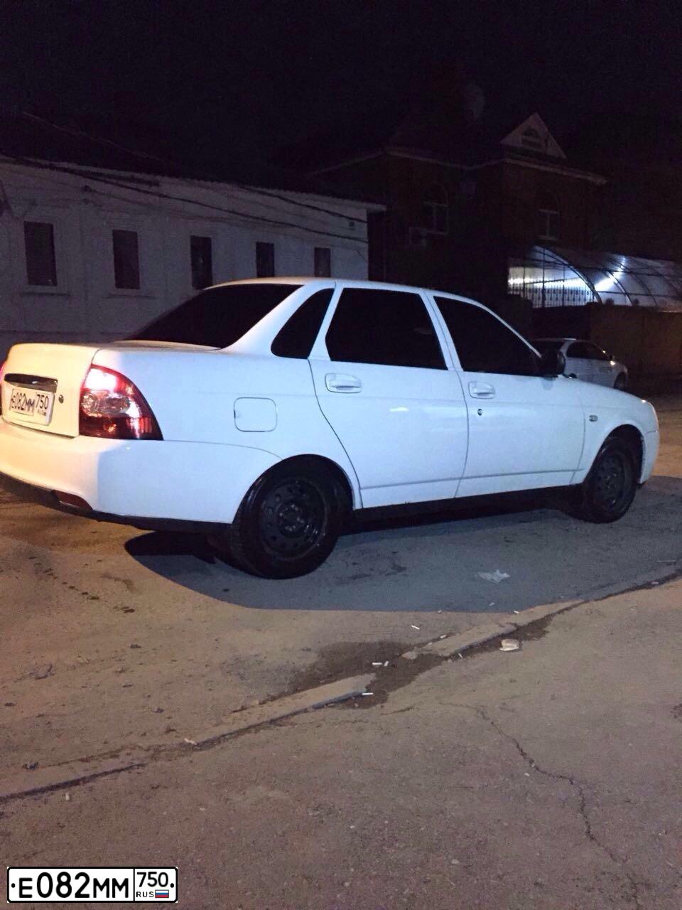 Фото автомобиля LADA 2170 PRIORA, 2012 — госномер Н236АТ68. Цвет: БЕЛЫЙ