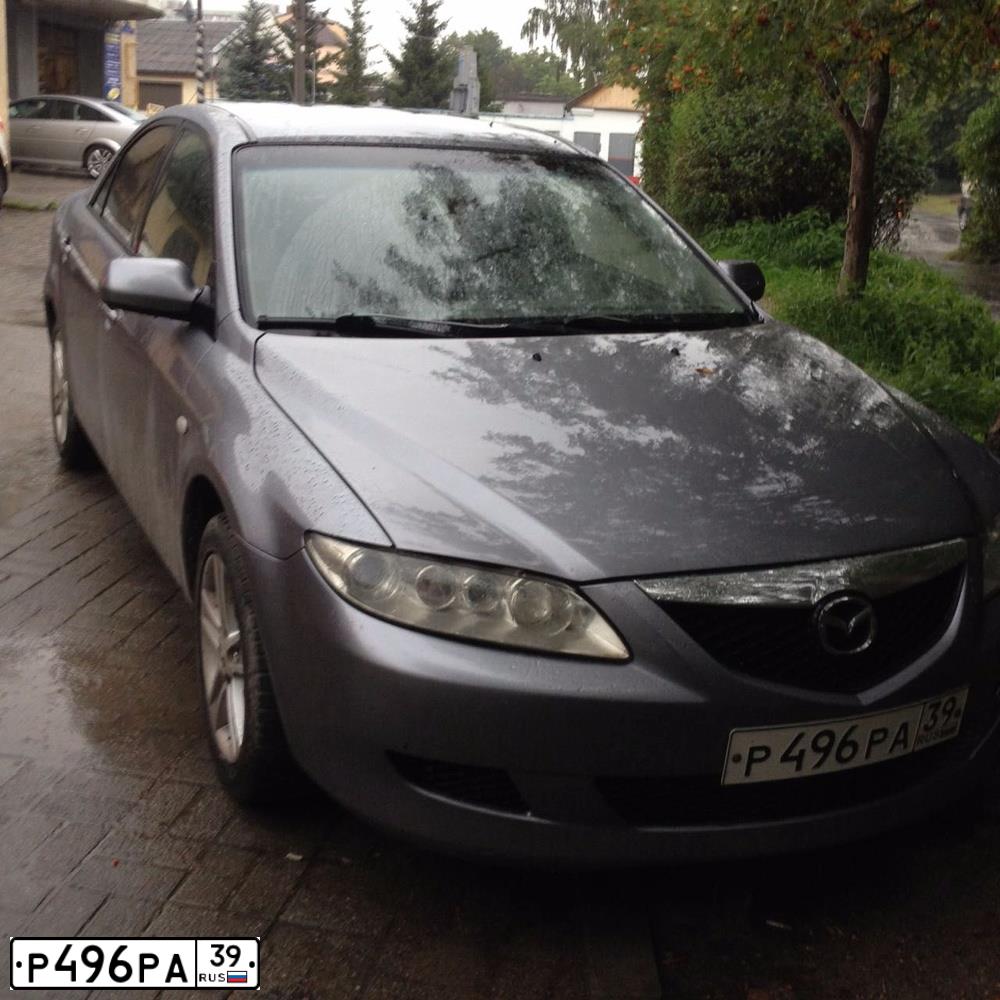 Фото автомобиля MAZDA 6, 2004 — госномер С274РУ39. Цвет: ТЕМНО-СЕРЫЙ