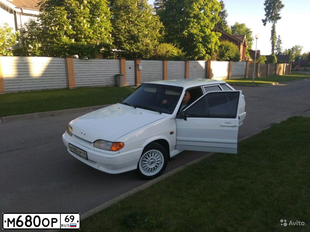 Фото автомобиля LADA 2114 SAMARA, 2011 — госномер М680ОР69. Цвет: Белый