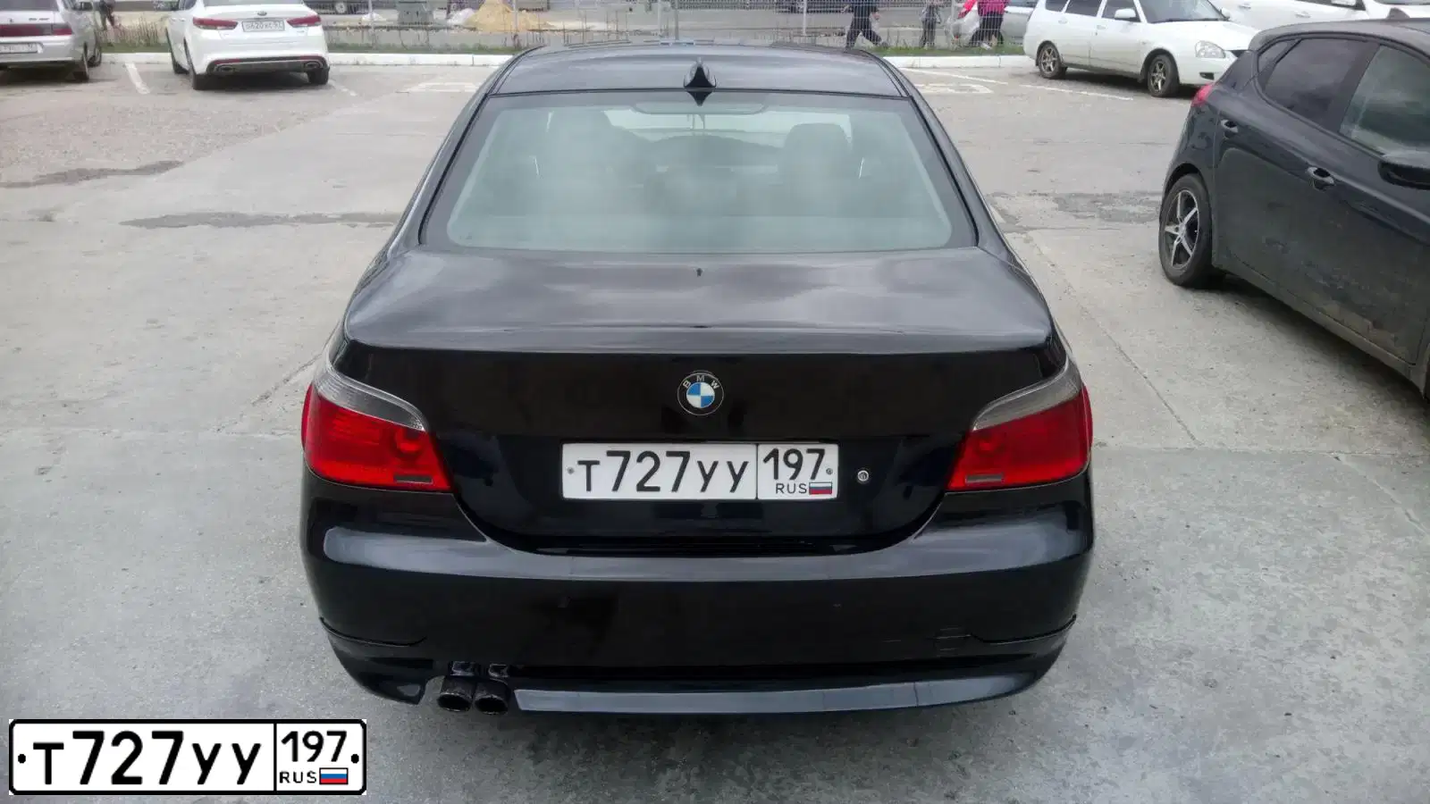 Фото автомобиля BMW SERIE 5, 2003 — госномер Т695ОУ31. Цвет: ЧЕРНЫЙ