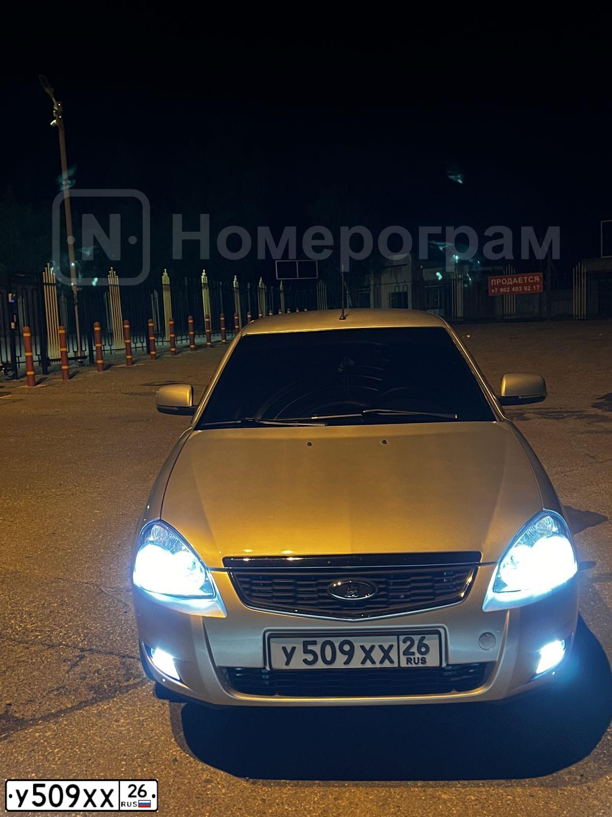 Фото автомобиля LADA PRIORA, 2008 — госномер В743НЕ01