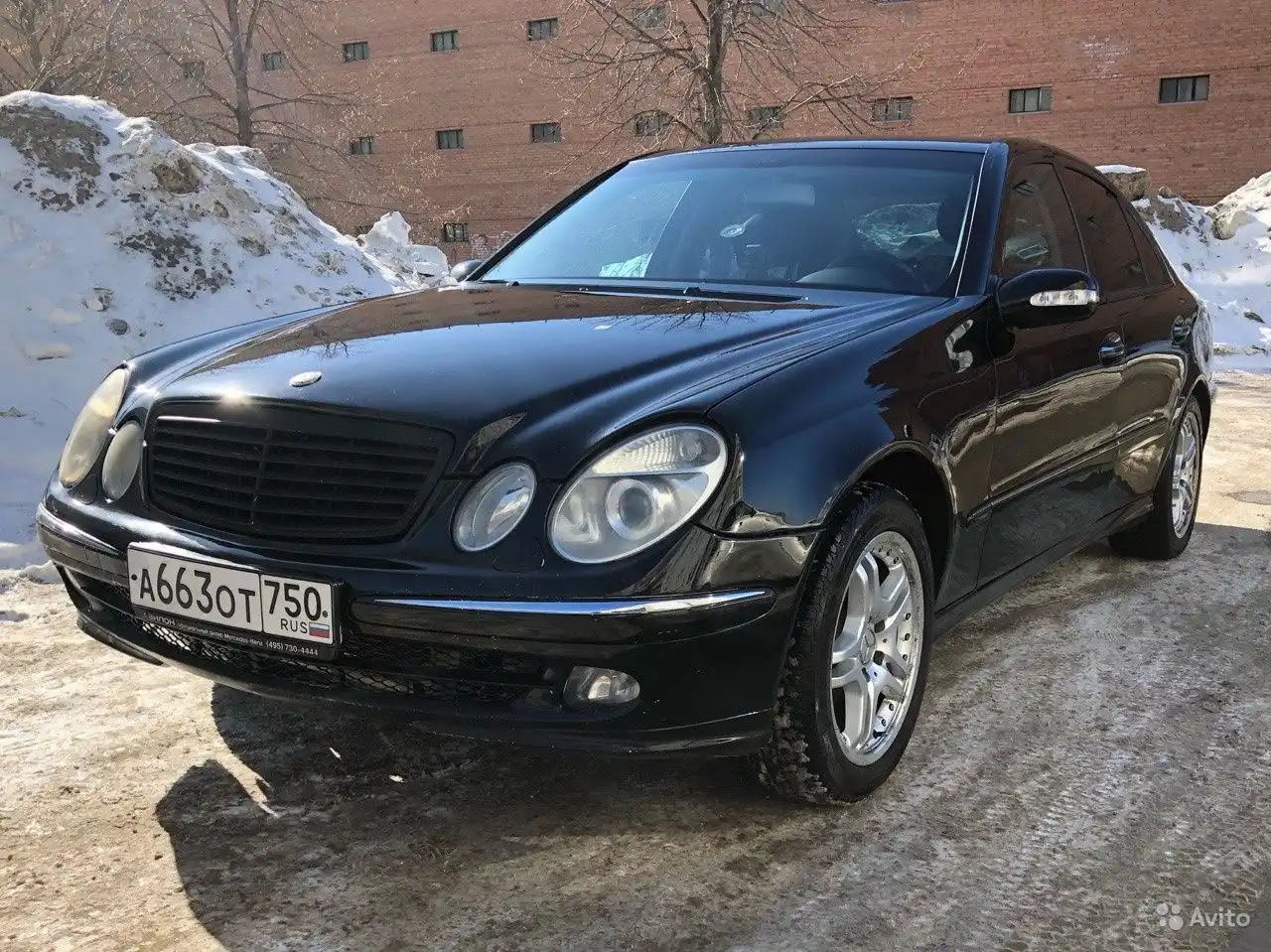 Фото автомобиля MERCEDES E-KLASSE, 2002 — госномер В313ОР77. Цвет: ЧЕРНЫЙ