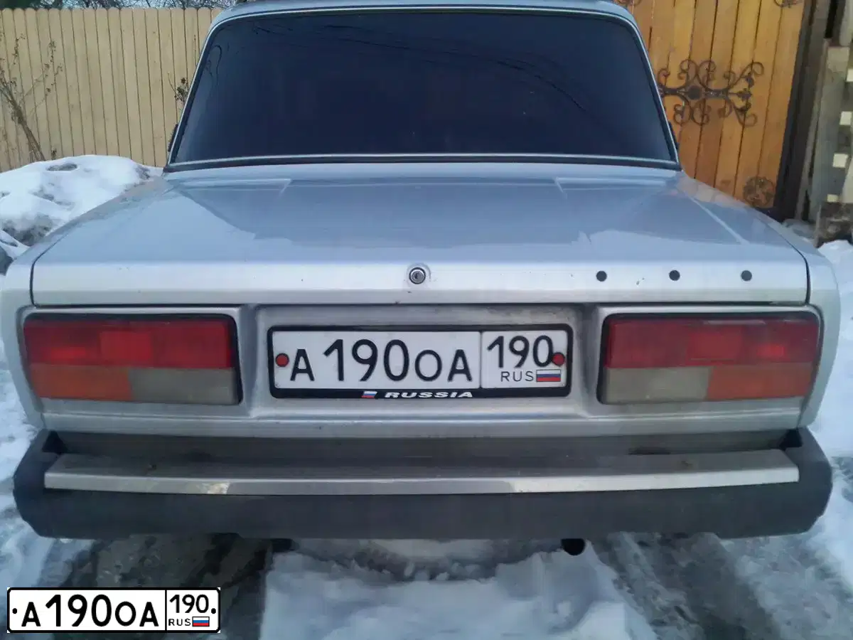 Фото автомобиля LADA 21074, 2008 — госномер А190ОА190