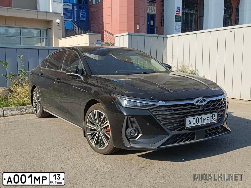 Фото автомобиля AUDI A6, 2014 — госномер А001МР13. Цвет: ЧЕРНЫЙ