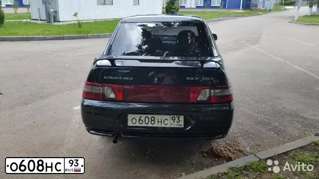 Фото автомобиля LADA 2110, 2005 — госномер О608НС93. Цвет: ГРАФИТОВЫЙ МЕТАЛЛИК