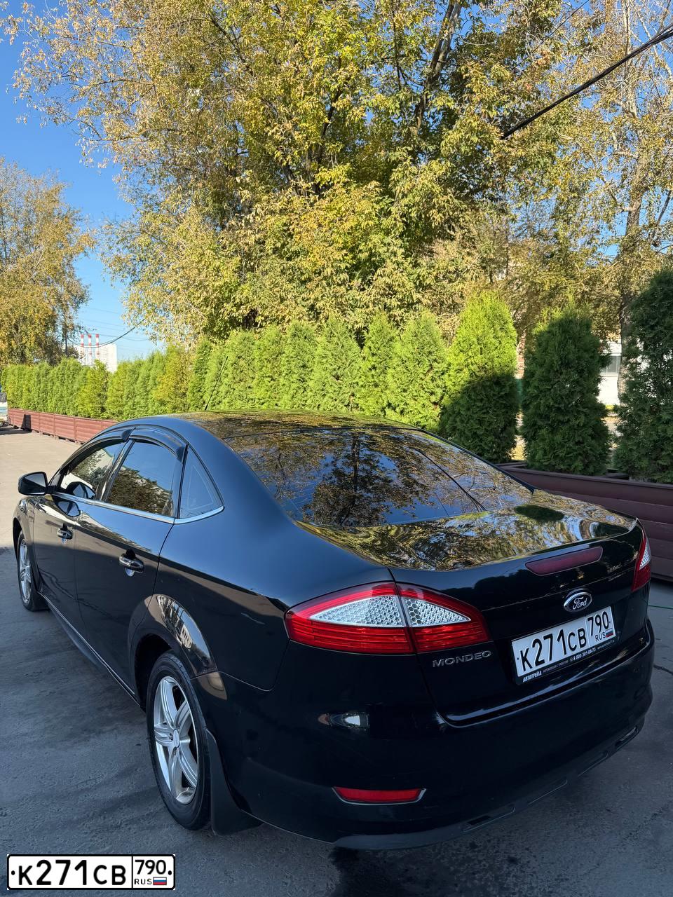 Фото автомобиля FORD MONDEO, 2009 — госномер К271СВ790. Цвет: ЧЕРНЫЙ