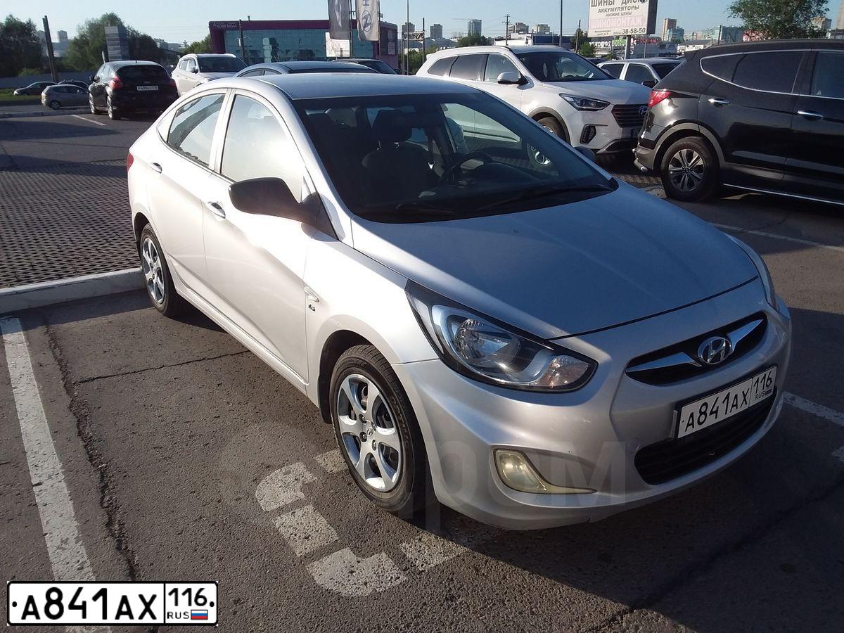 Фото автомобиля HYUNDAI SOLARIS, 2014 — госномер Н103ТМ716. Цвет: СЕРЕБРИСТЫЙ
