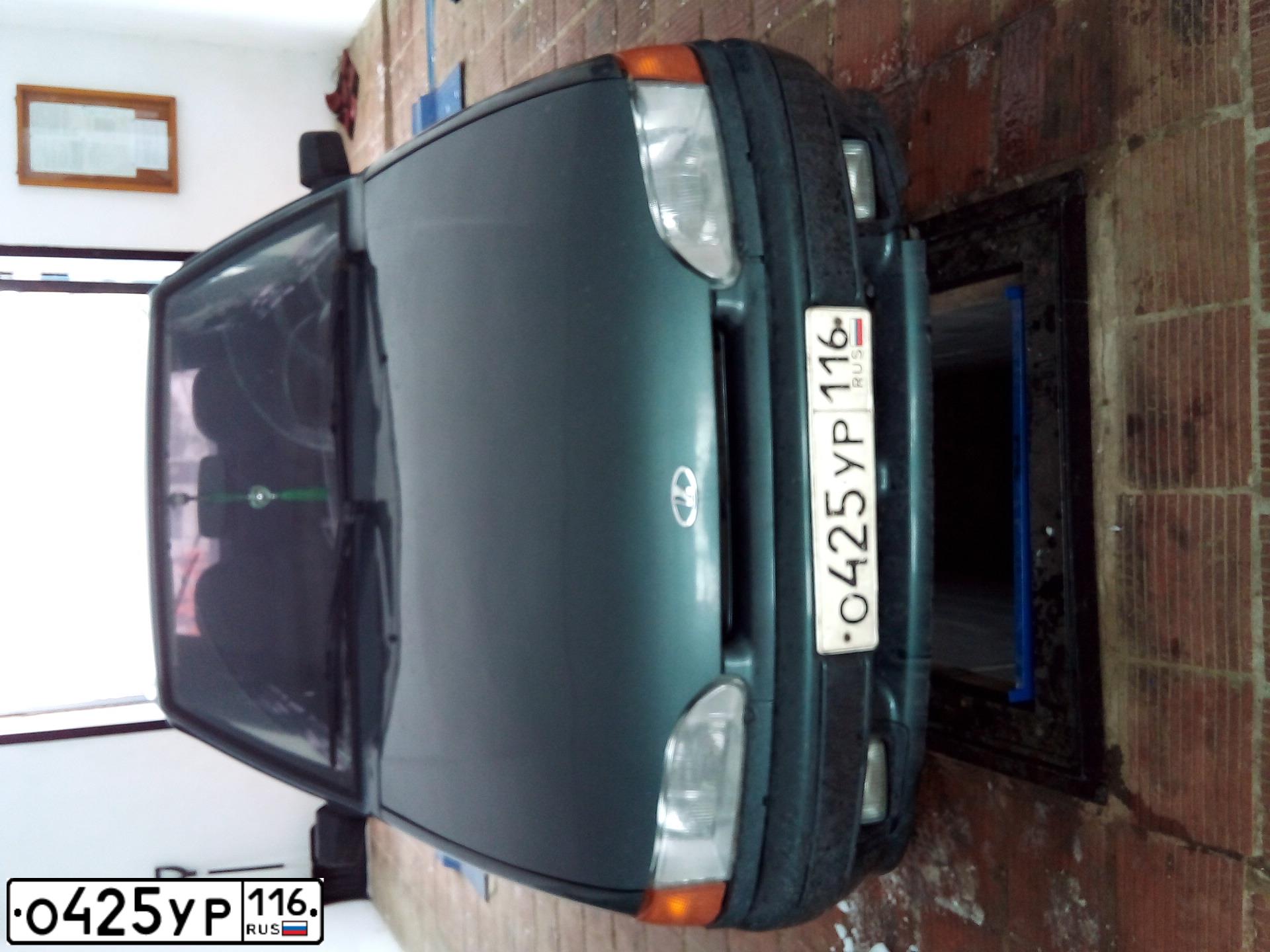 Фото автомобиля LADA 2114 SAMARA, 2006 — госномер О425УР116. Цвет: Серо-сине-зеленый