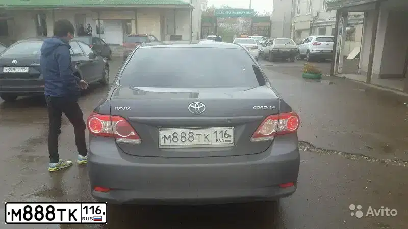 Фото автомобиля TOYOTA COROLLA, 2011 — госномер М218КМ716. Цвет: СЕРЕБРИСТЫЙ