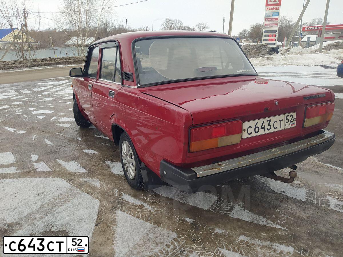 Фото автомобиля LADA 2107, 2006 — госномер А224ОА252. Цвет: ВИШНЕВЫЙ