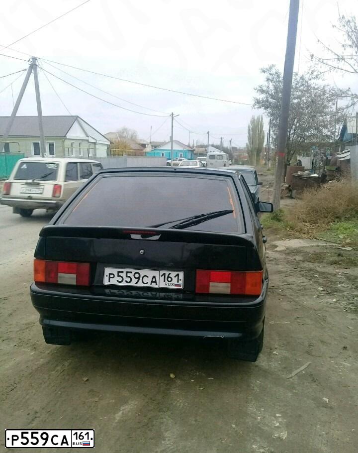 Фото автомобиля LADA 2114 SAMARA, 2009 — госномер Н998ЕВ134. Цвет: Сине-Черный