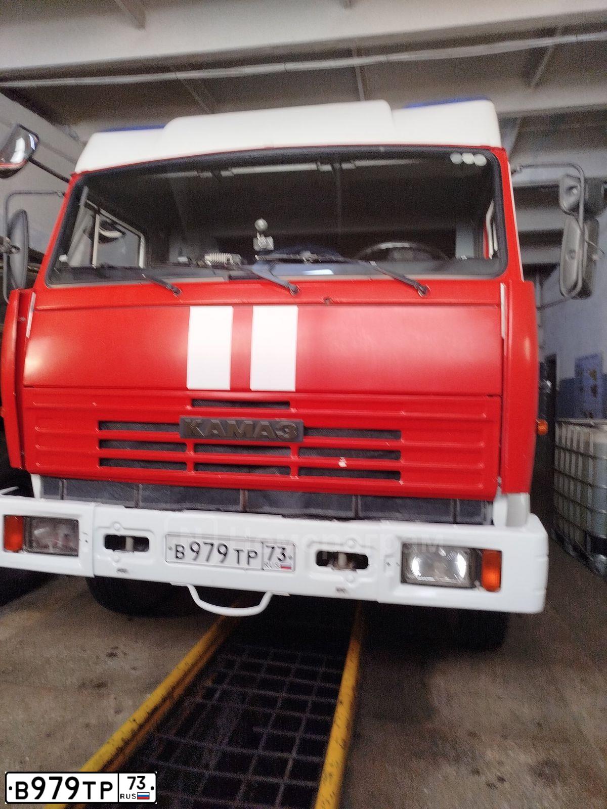 Фото автомобиля KAMAZ 43253 /4X2/, 2013 — госномер В979ТР73. Цвет: ЦВ СХ А8 ПО ГОСТ Р 50574-2019