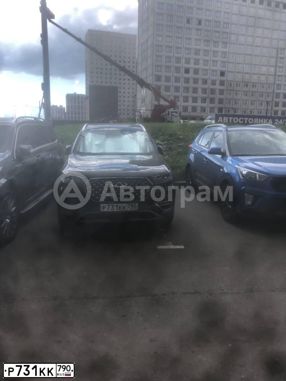 Фото автомобиля CHERY TIGGO8 PRO, 2021 — госномер Р731КК790. Цвет: ЧЕРНЫЙ