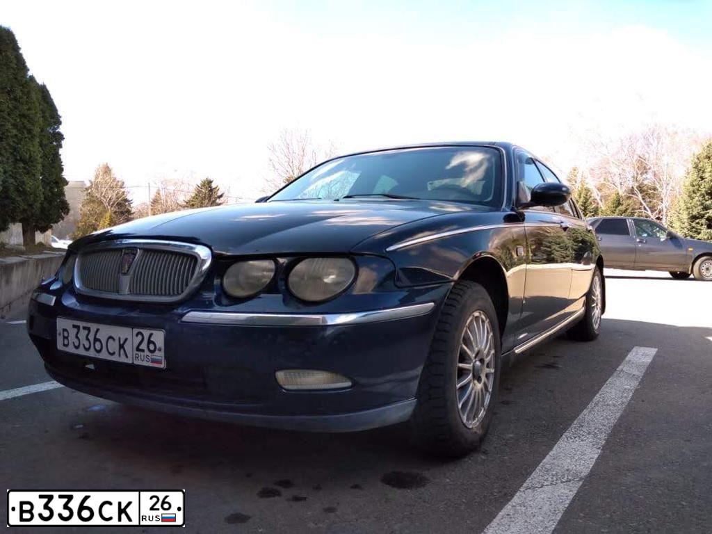 Фото автомобиля ROVER 75, 2000 — госномер Т115СН05. Цвет: ТЕМНО СИНИЙ