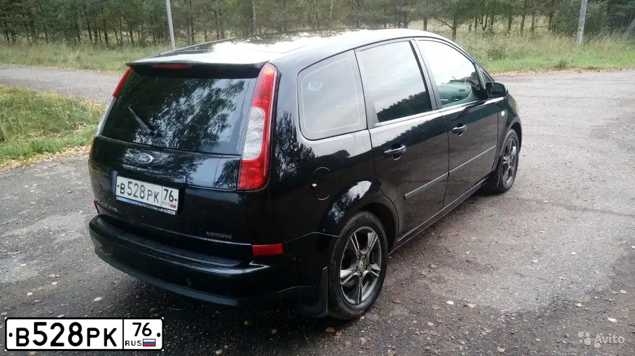 Фото автомобиля FORD FOCUS C-MAX, 2006 — госномер М547ВР797. Цвет: ЧЕРНЫЙ