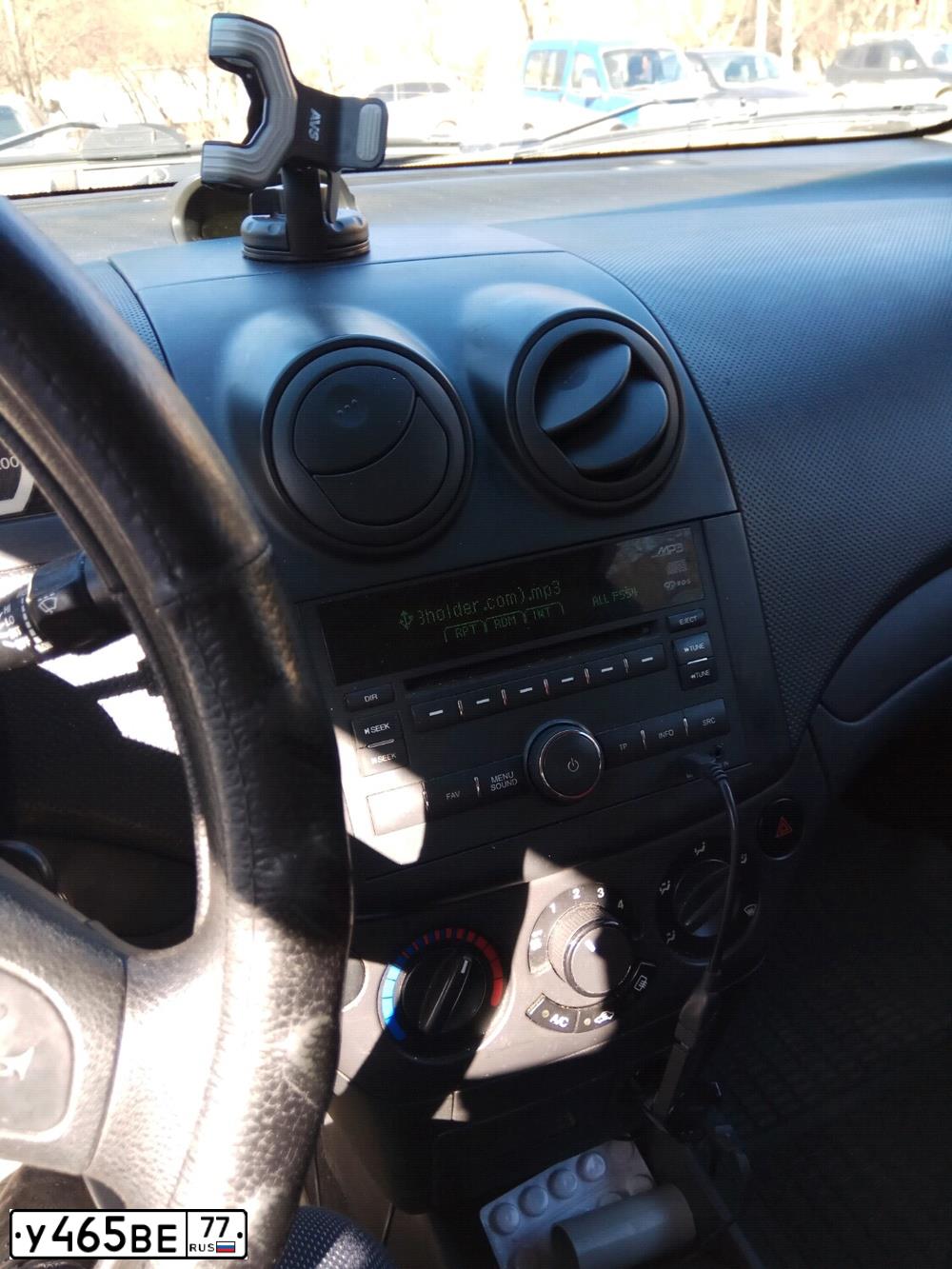 Фото автомобиля CHEVROLET AVEO, 2010 — госномер У678ТН33. Цвет: ЧЕРНЫЙ