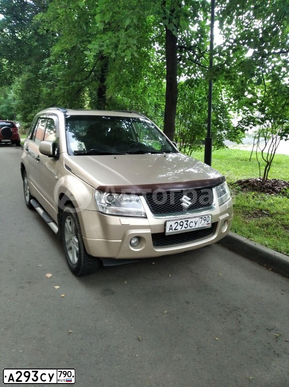 Фото автомобиля SUZUKI /GRAND/ VITARA, 2007 — госномер У316АС180. Цвет: БЕЖЕВЫЙ