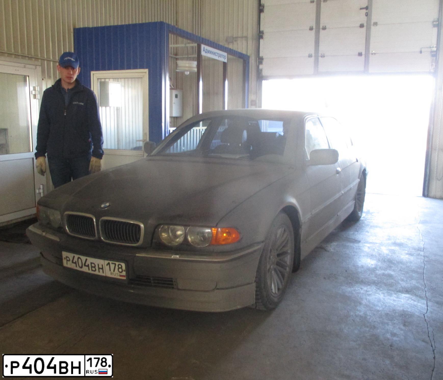 Фото автомобиля БМВ BMW 7-SERIES, 1999 — госномер А170КР138. Цвет: ЧЕРНЫЙ