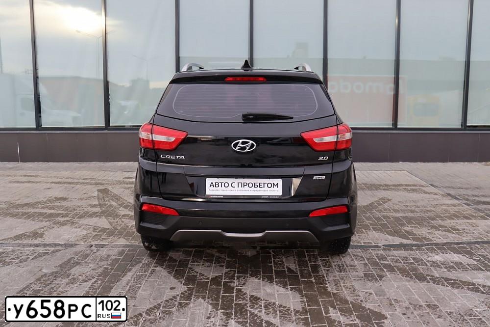 Фото автомобиля HYUNDAI CRETA, 2017 — госномер Р983ТВ196. Цвет: ЧЕРНЫЙ