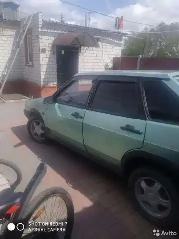 Фото автомобиля LADA 2109 SAMARA, 2003 — госномер С002СХ31. Цвет: СЕРЕБРИСТО-СЕРО-ЗЕЛЕНЫЙ