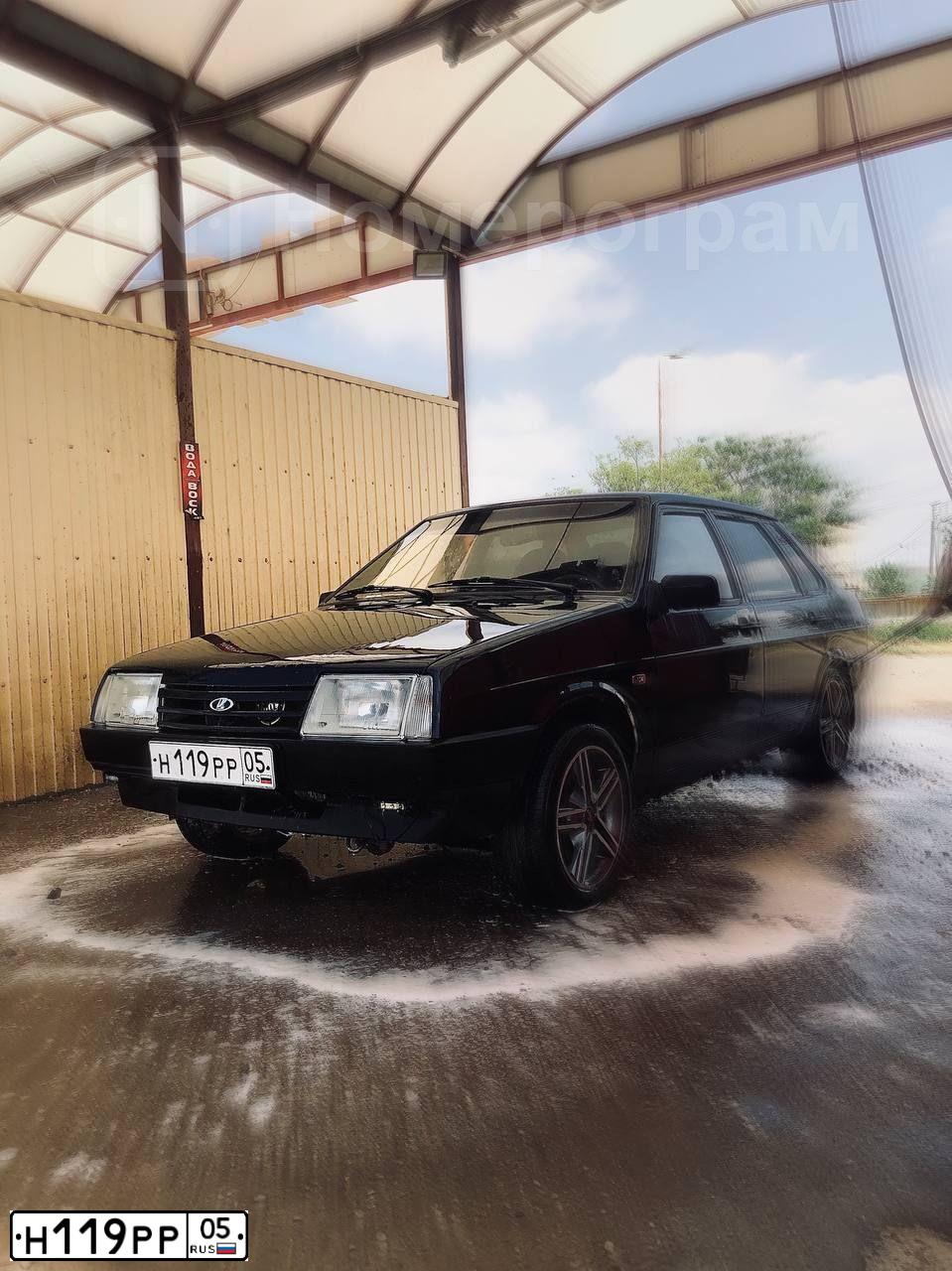 Фото автомобиля LADA 2109 SAMARA, 2004 — госномер Н119РР05. Цвет: ГРАФИТОВЫЙ МЕТАЛЛИК