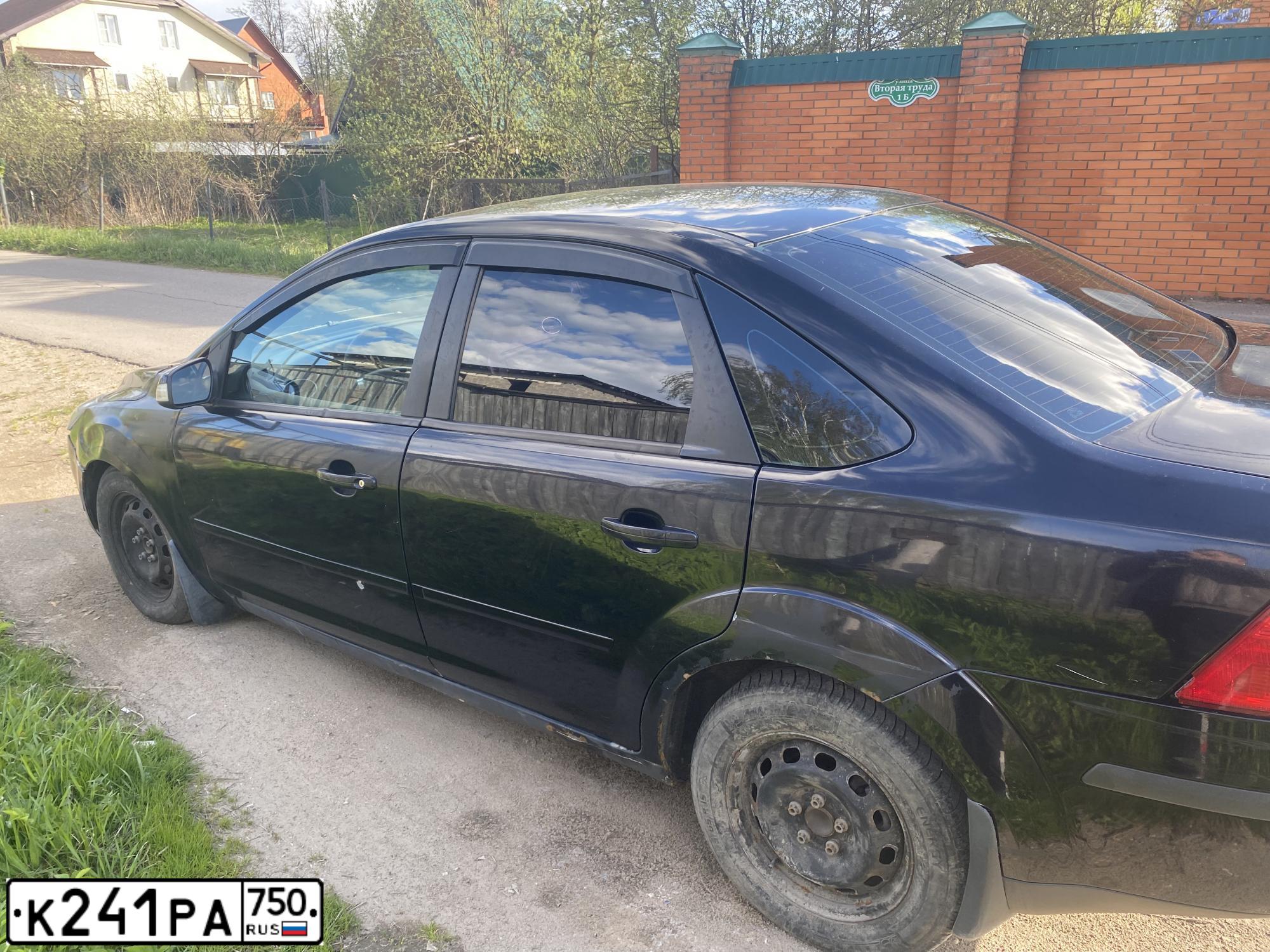 Фото автомобиля FORD FOCUS, 2007 — госномер С790ОУ77. Цвет: ЧЕРНЫЙ