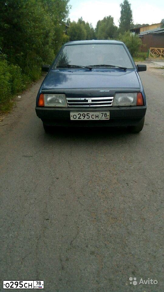 Фото автомобиля LADA 2109 SAMARA, 1997 — госномер О295СН78. Цвет: Сапфир (синий)