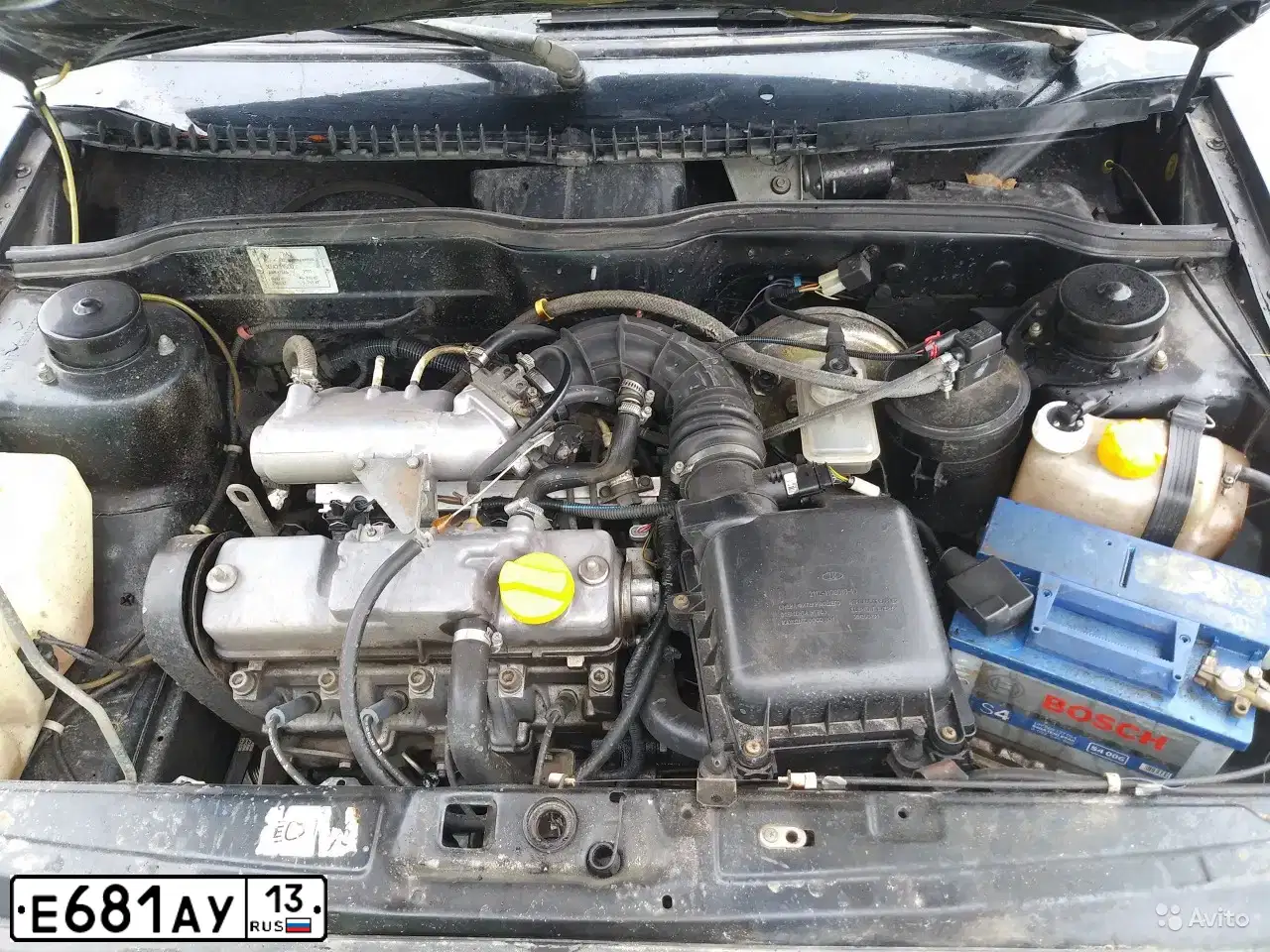 Фото автомобиля LADA 2115 SAMARA, 2005 — госномер Е681АУ21. Цвет: ГРАФИТОВ.МЕТАЛЛИК