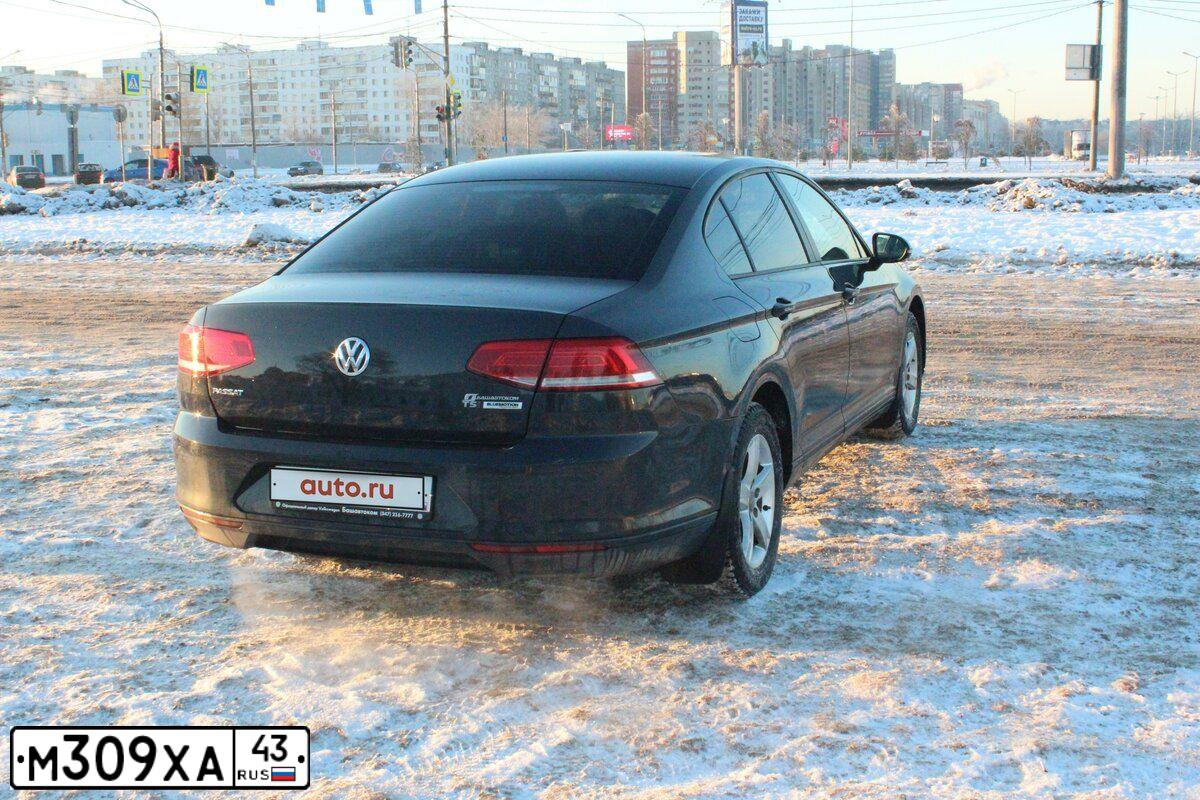 Фото автомобиля VOLKSWAGEN PASSAT, 2016 — госномер А370ТХ62. Цвет: Серый
