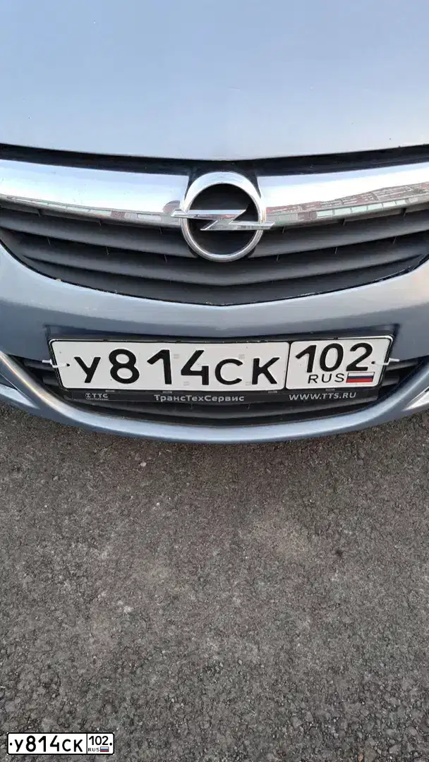 Фото автомобиля OPEL CORSA, 2008 — госномер У814СК102. Цвет: СВЕТЛО-ГОЛУБОЙ