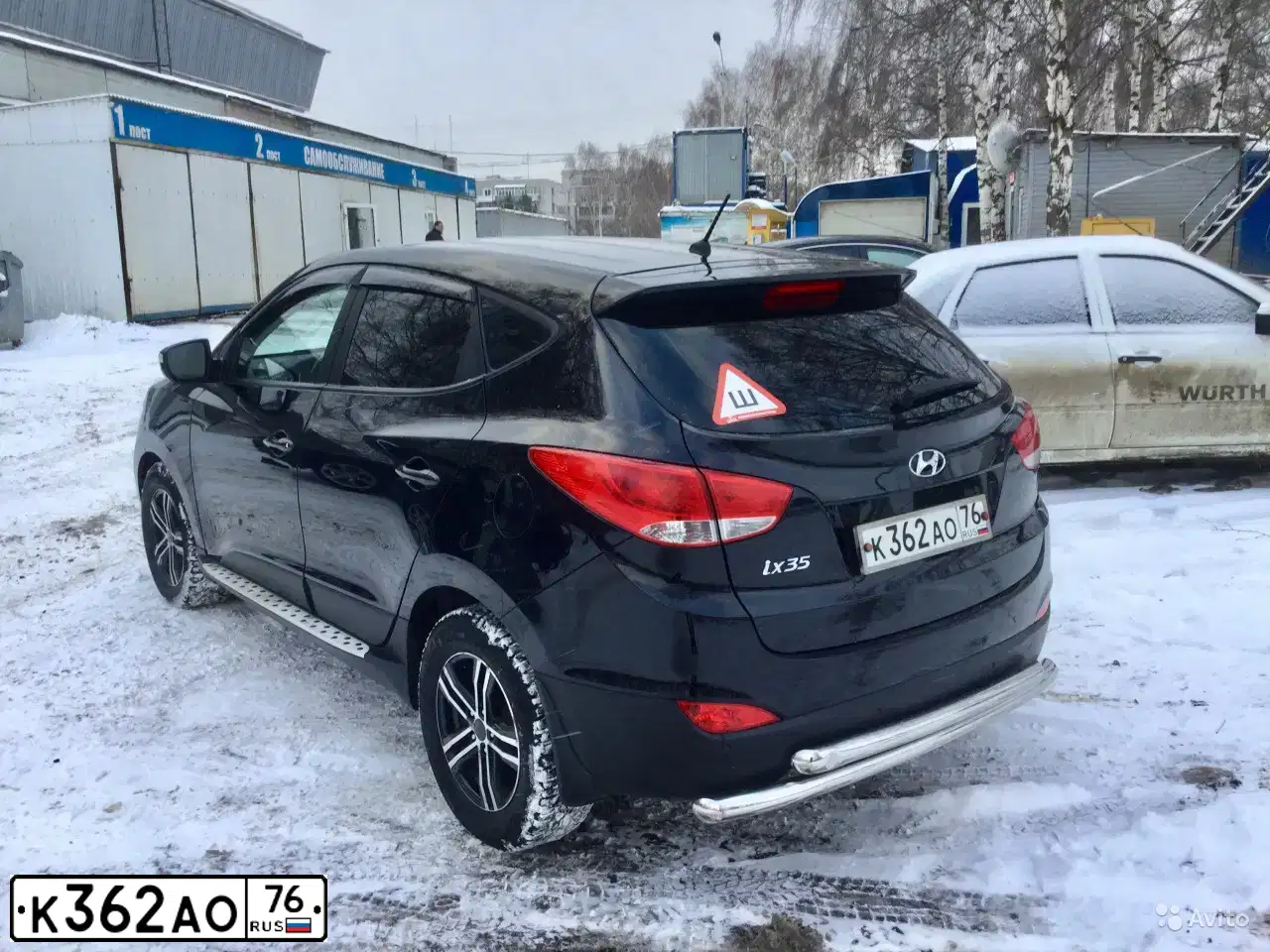 Фото автомобиля HYUNDAI IX35, 2013 — госномер К362АО76. Цвет: ЧЕРНЫЙ