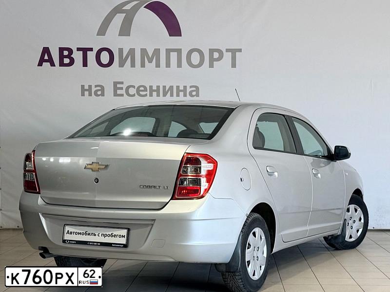 Фото автомобиля CHEVROLET COBALT, 2013 — госномер К760РХ62. Цвет: Серебристый