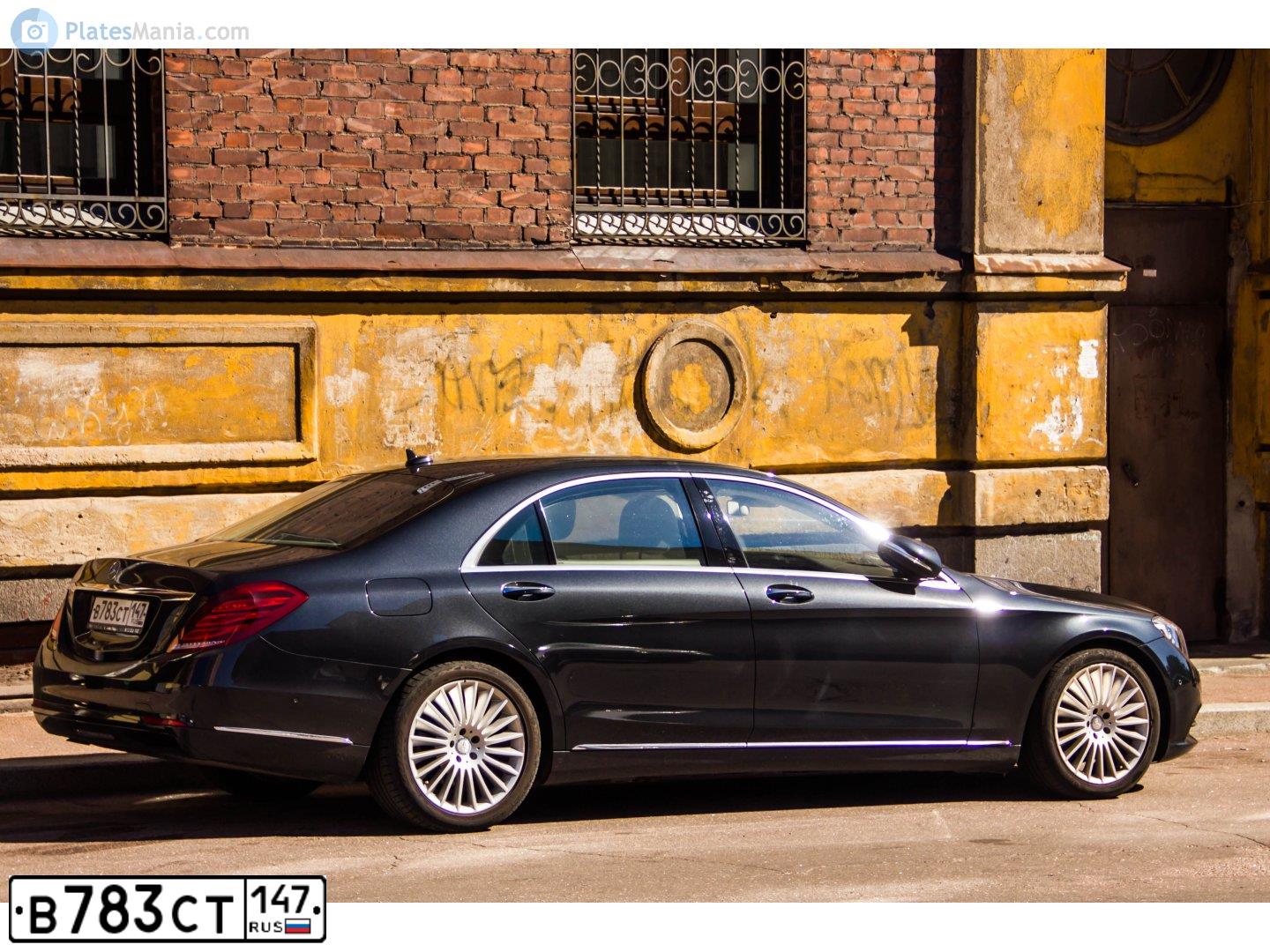 Фото автомобиля МЕРСЕДЕС-БЕНЦ S350 BLUETEC 4MATIC, 2014 — госномер Т664ОС198. Цвет: ЧЕРНЫЙ