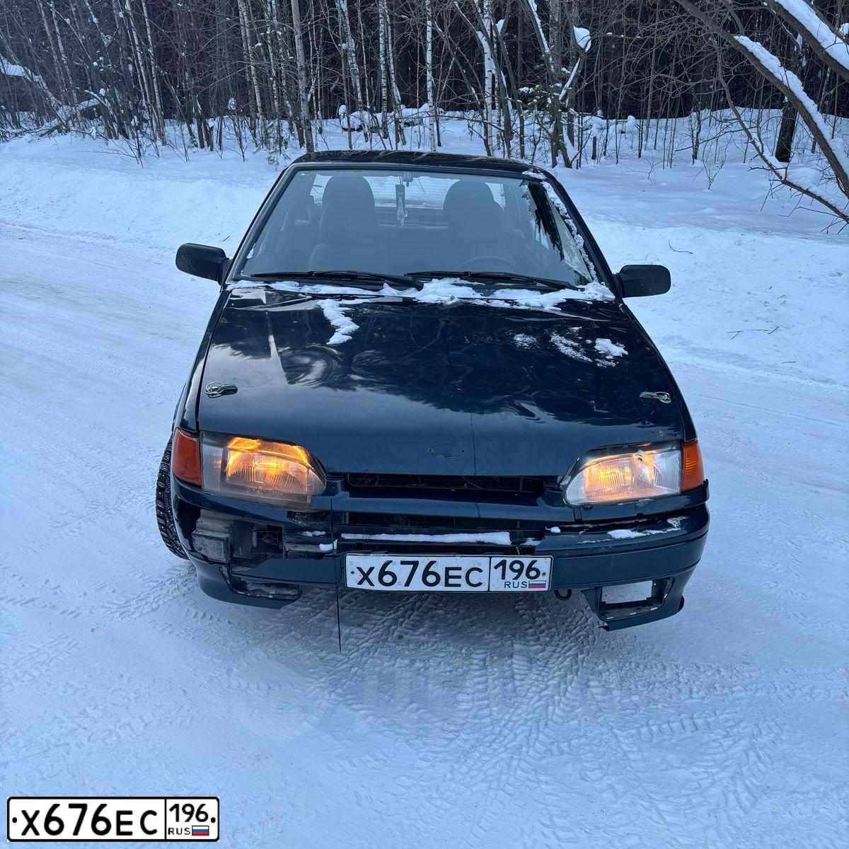 Фото автомобиля LADA 2115 SAMARA, 2007 — госномер Х676ЕС196. Цвет: Темно-зеленый
