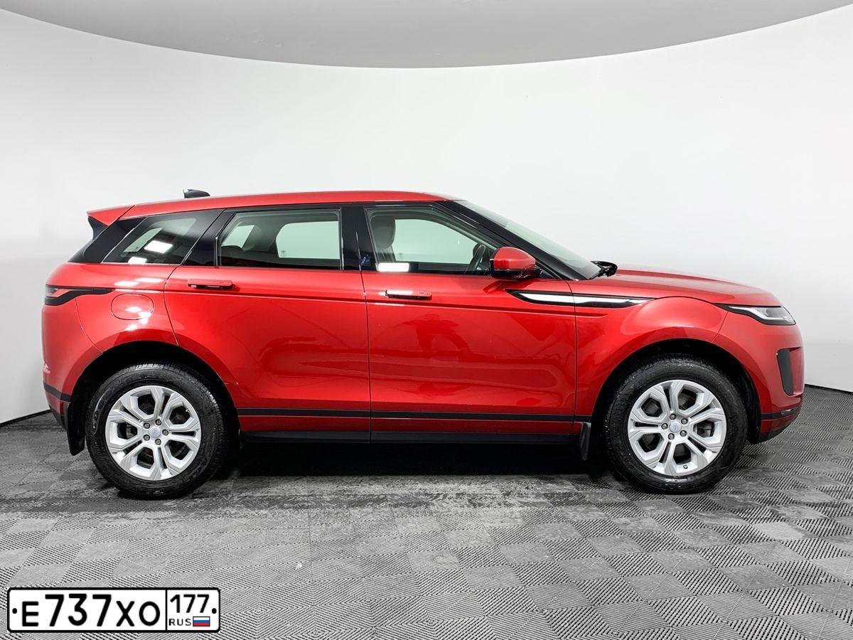 Фото автомобиля LAND ROVER RANGE ROVER EVOQUE, 2020 — госномер С875МК198. Цвет: Красный