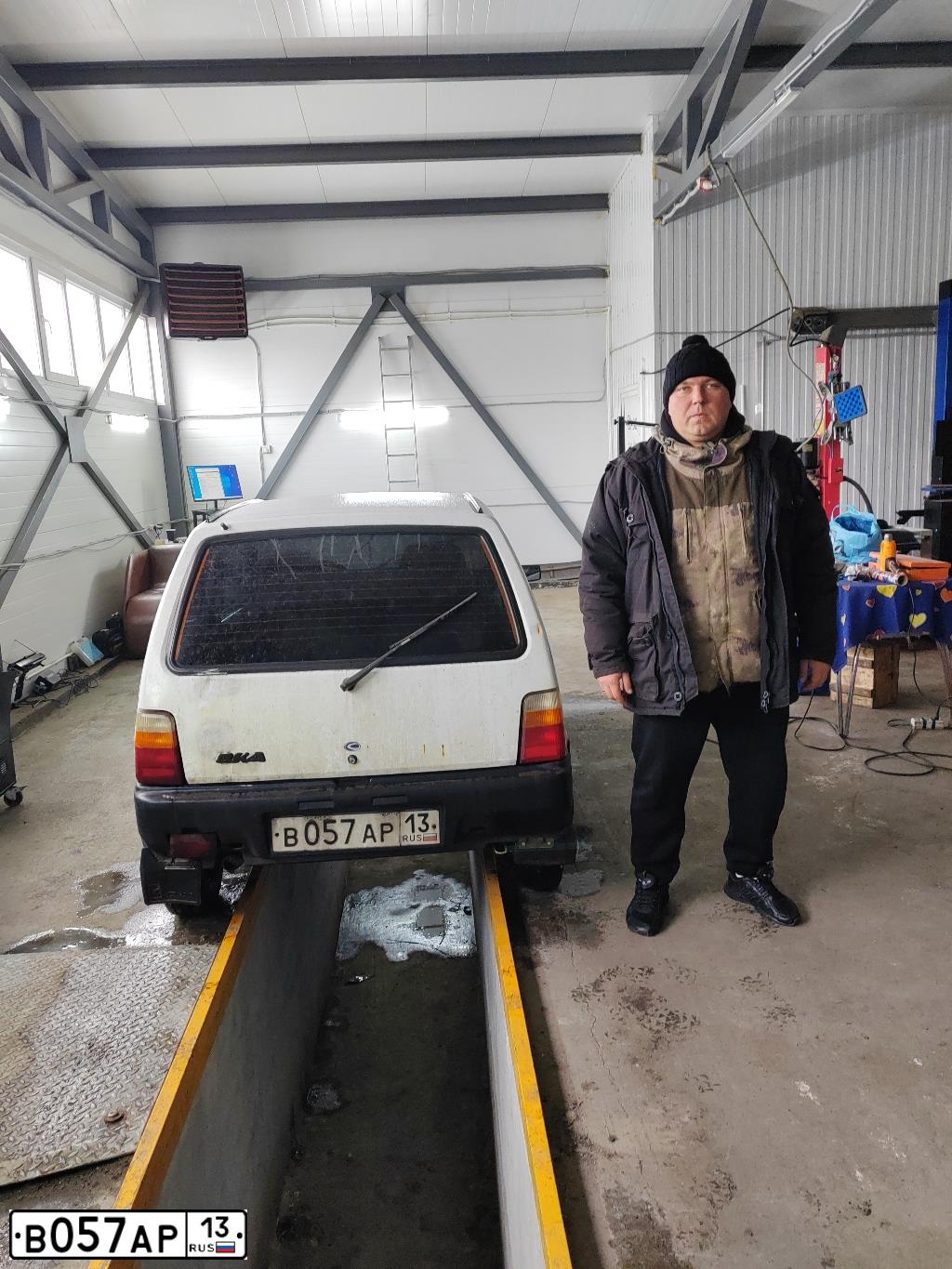 Фото автомобиля LADA OKA, 2004 — госномер Т013РЕ58. Цвет: Белый