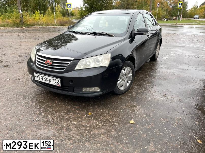 Фото автомобиля GEELY EMGRAND, 2013 — госномер М293ЕК152. Цвет: ЧЕРНЫЙ