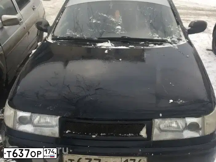 Фото автомобиля LADA 2112, 2007 — госномер Т637ОР174. Цвет: ЧЕРНЫЙ