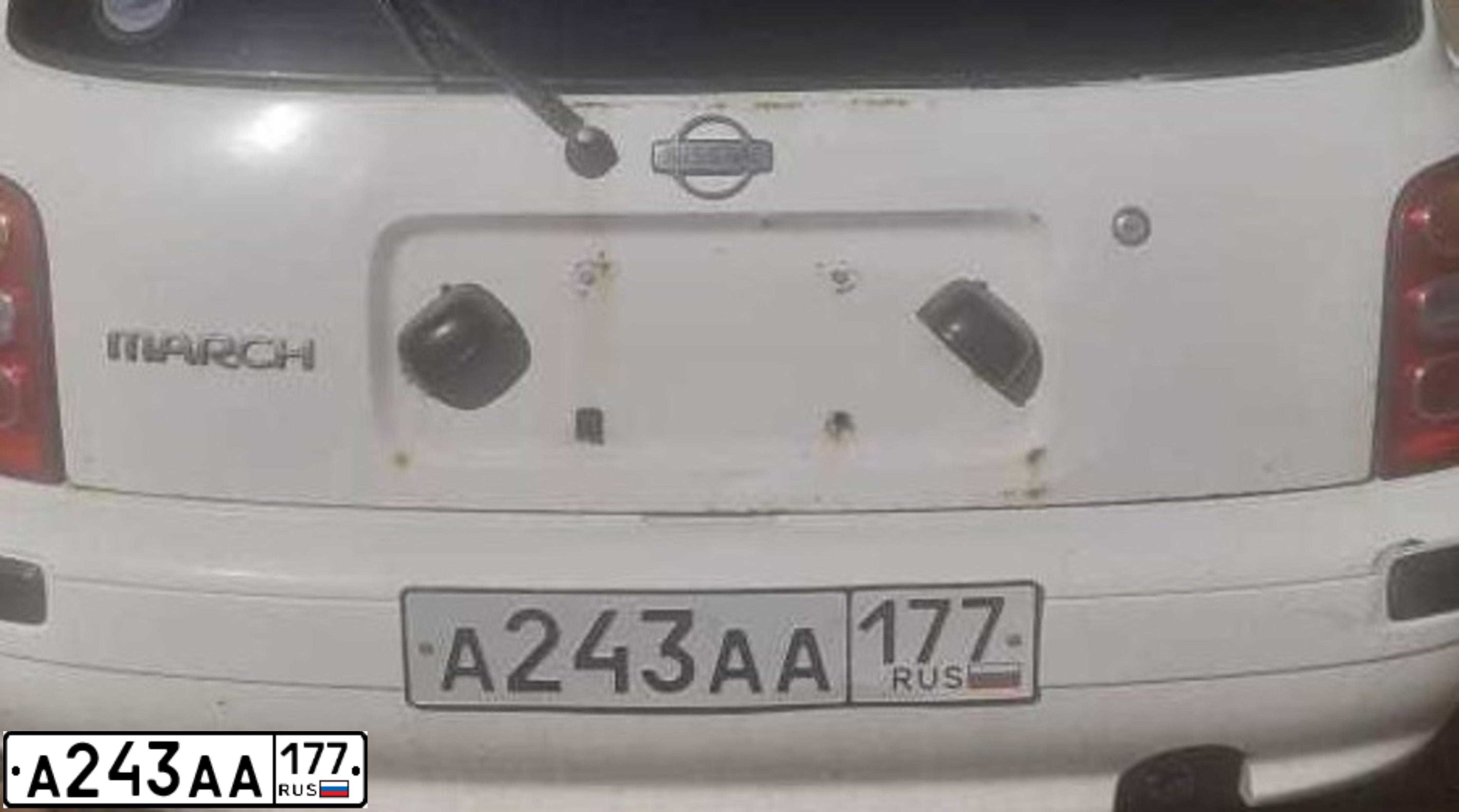 Фото автомобиля MAZDA 626, 1998 — госномер А243АА177. Цвет: Серый
