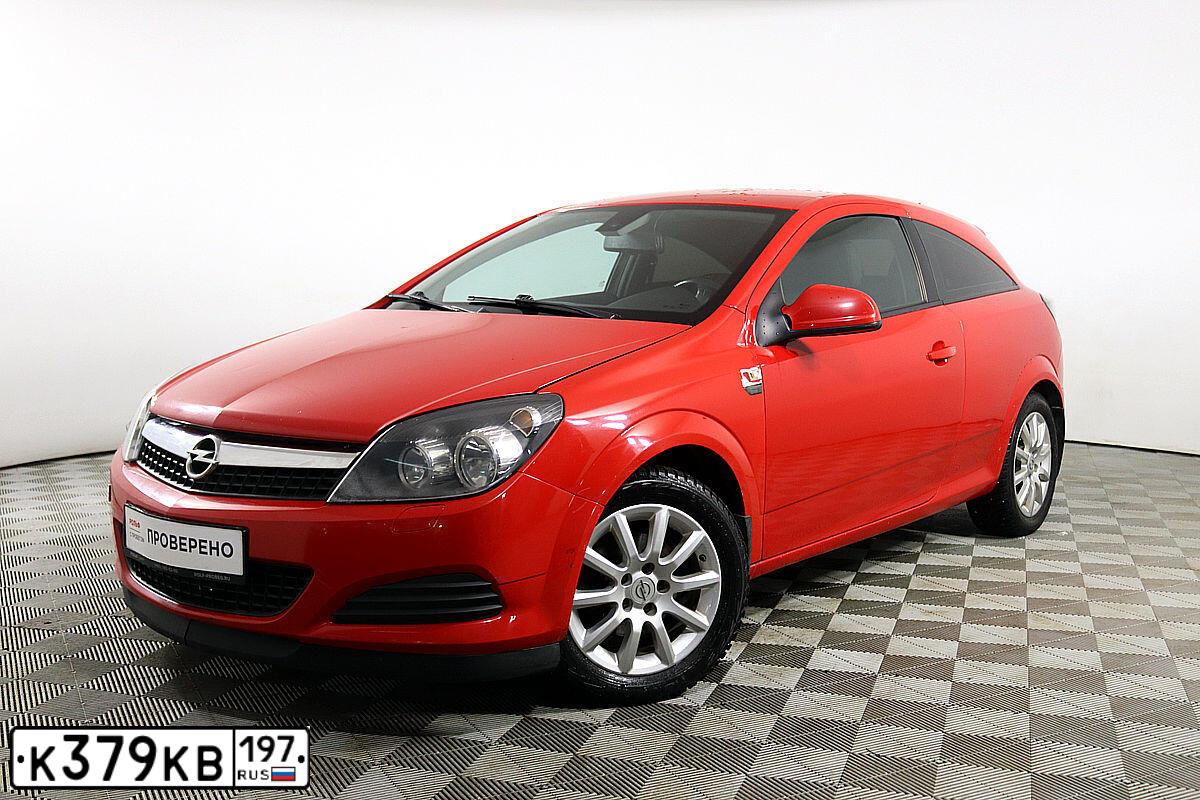 Фото автомобиля OPEL ASTRA, 2010 — госномер Р742АТ797. Цвет: Красный