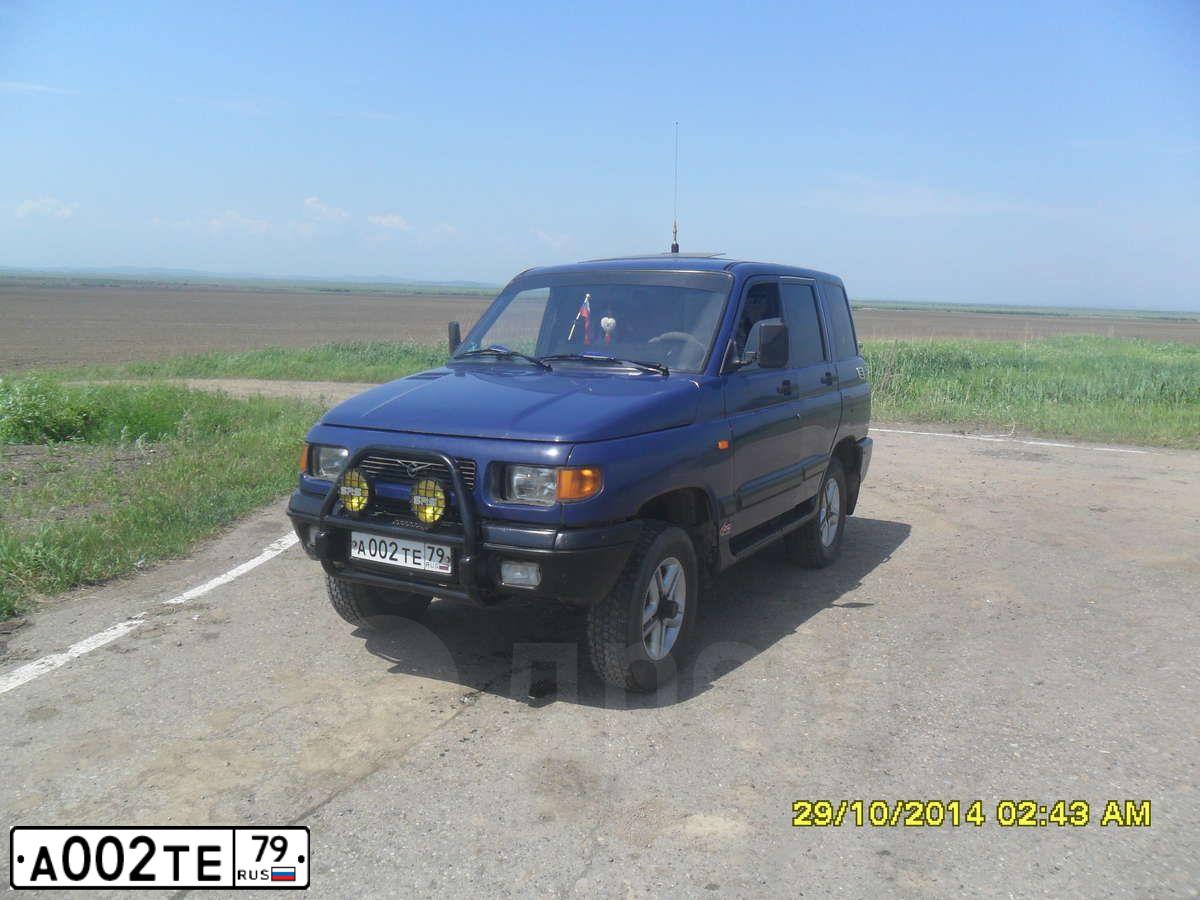 Фото автомобиля UAZ 3160  PATRIOT, 2002 — госномер А019ТЕ79. Цвет: СИНЯЯ ПОЛНОЧЬ