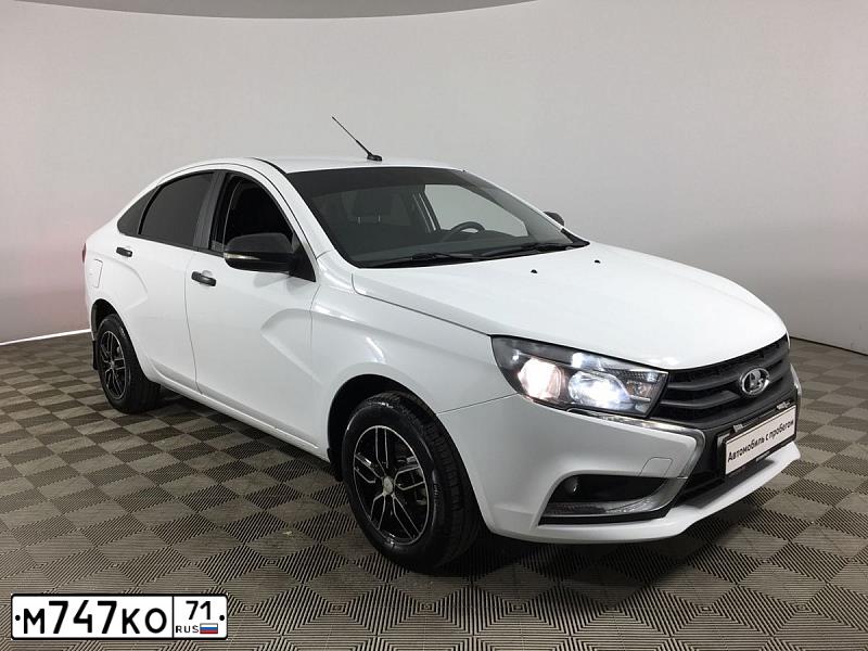 Фото автомобиля LADA VESTA, 2016 — госномер К190УА62. Цвет: БЕЛЫЙ