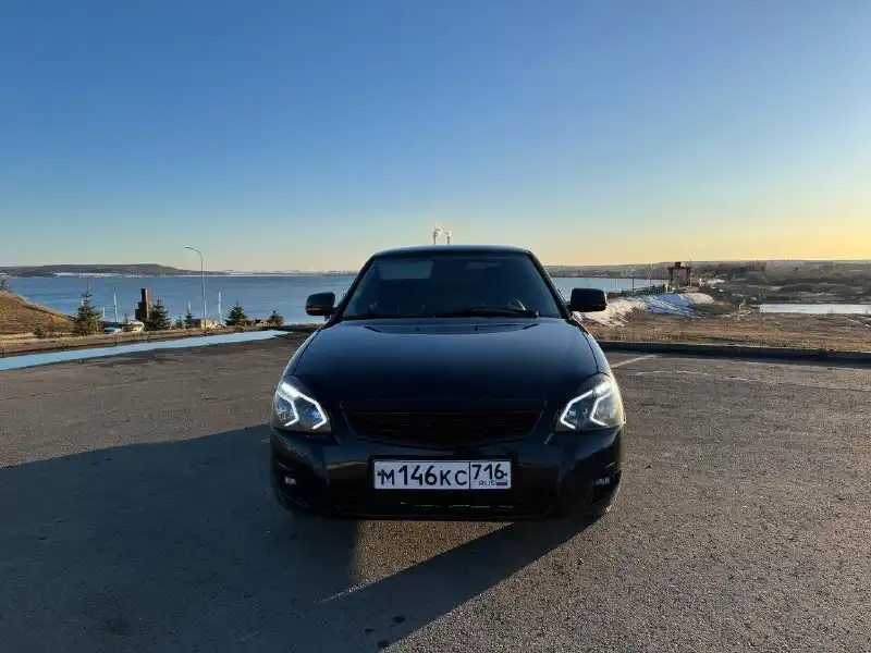 Фото автомобиля LADA 2172 PRIORA, 2010 — госномер М146КС716. Цвет: СИНЕ-ЧЕРНЫЙ