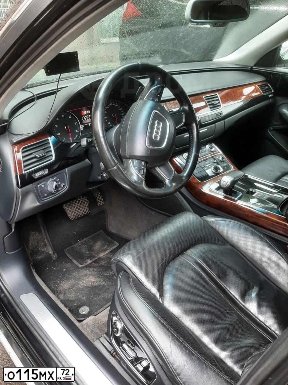 Фото автомобиля AUDI A8, 2011 — госномер Т008СС96. Цвет: ЧЕРНЫЙ