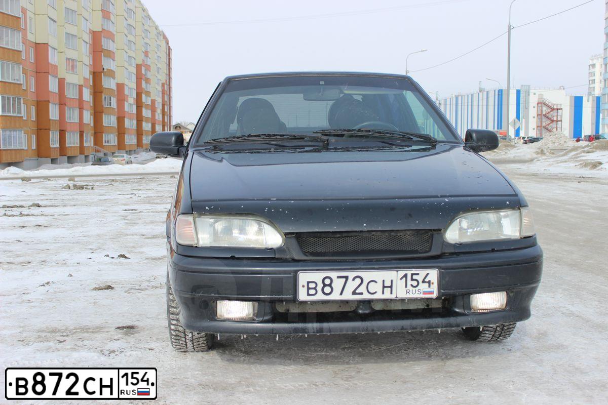 Фото автомобиля LADA 2114 SAMARA, 2008 — госномер А558АА154. Цвет: ГРАФИТОВЫЙ МЕТАЛЛИК