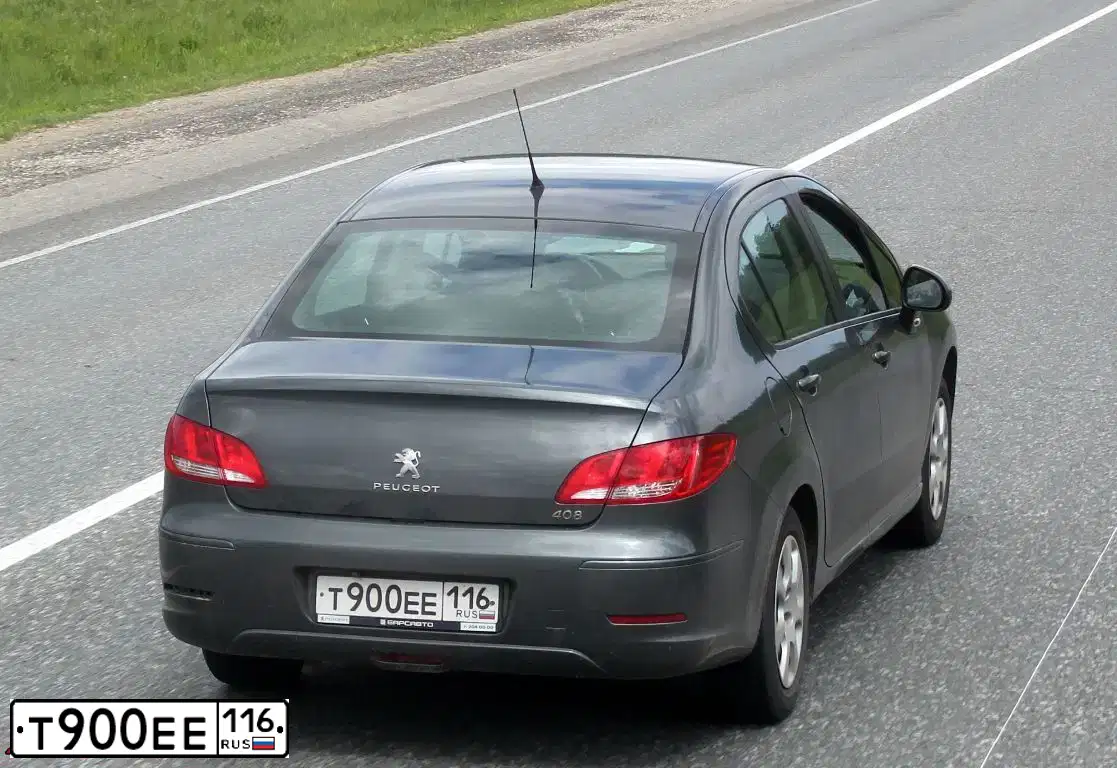 Фото автомобиля PEUGEOT 408, 2013 — госномер С291РО73. Цвет: СЕРЫЙ