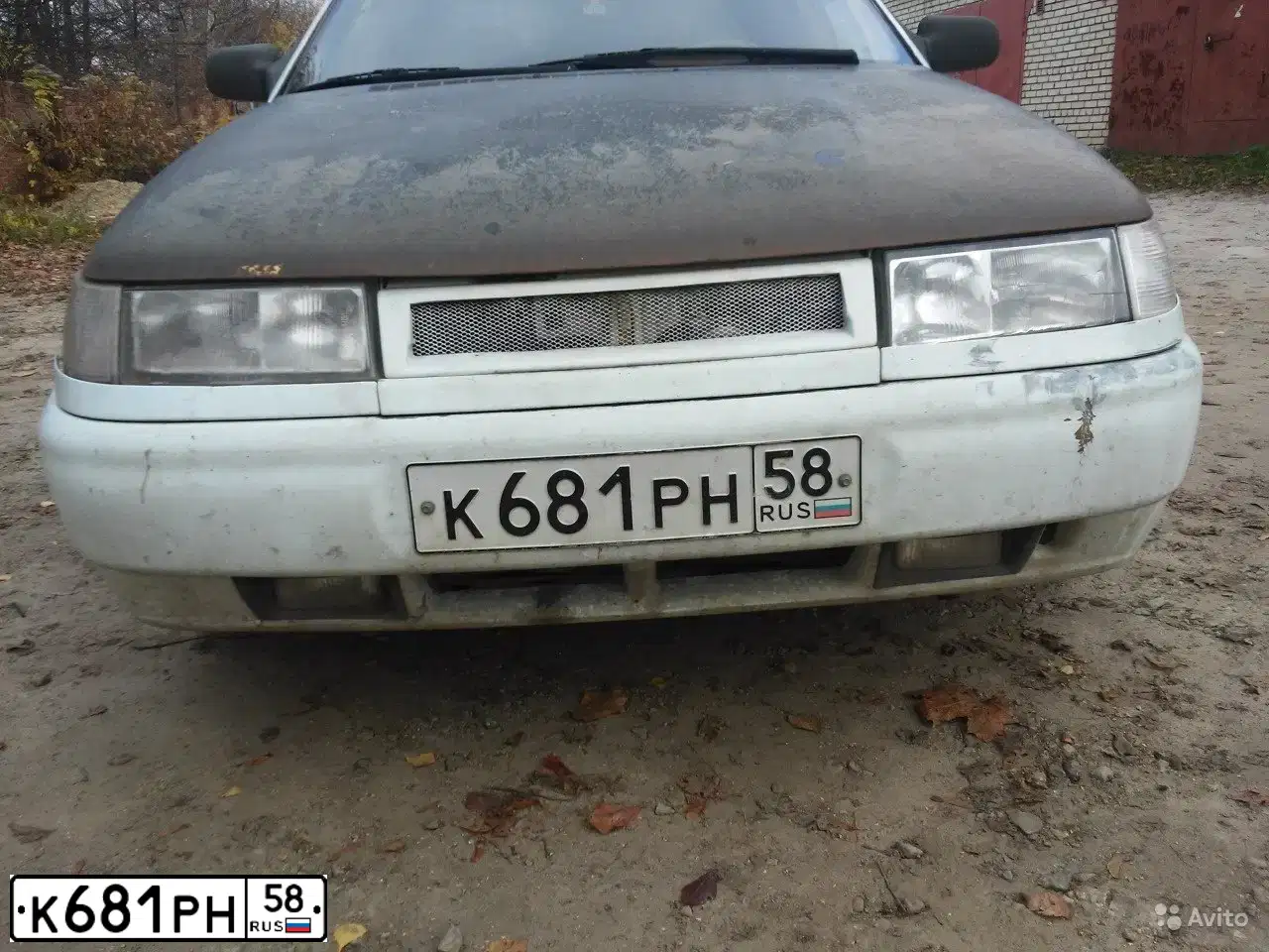 Фото автомобиля LADA 2110, 1997 — госномер К681РН58. Цвет: Белый